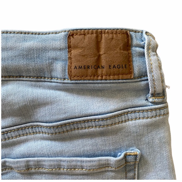 American Eagle HI Rise Shortie Shorts / Cutoff 4 - Picture 6 of 10